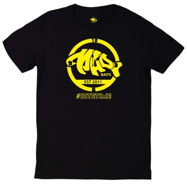 Black Mad T Shirt Bite Time