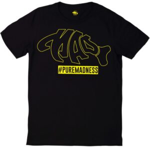 Black Mad T Shirt Old School logo